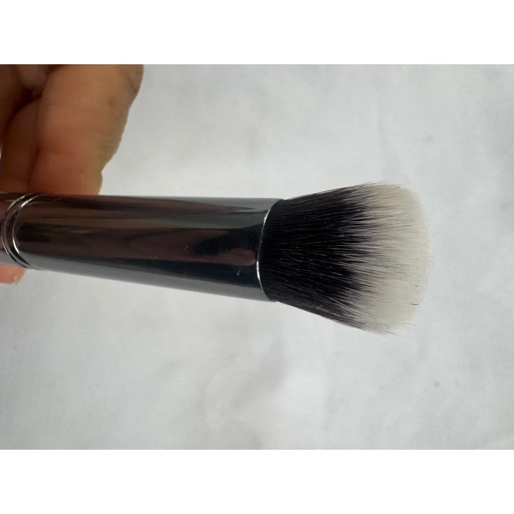 Morphe G38 Mini Round Buffer Brush Gunmetal Collection Synthetic Bristles